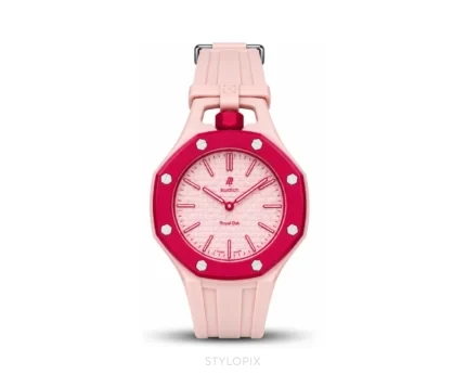 Audemars Piguet Royal Pop Edition X Swatch With Strap Pink Quartz - Audemars Piguet First Copy Watches