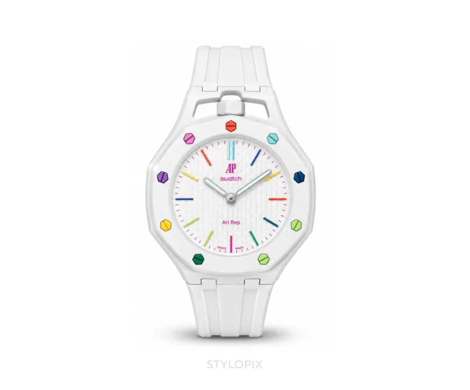 Audemars Piguet Royal Pop Edition X Swatch With Strap White Quartz - Audemars Piguet First Copy Watches