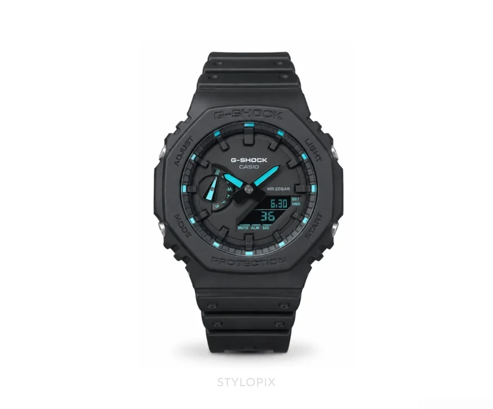 Casio G-Shock GA-2100-1A2 Neon Accent Series Quartz - G Shock First Copy Watches