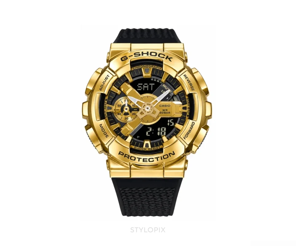Casio G-Shock GM-110G-1A9 Gold Black Quartz - G Shock First Copy Watches