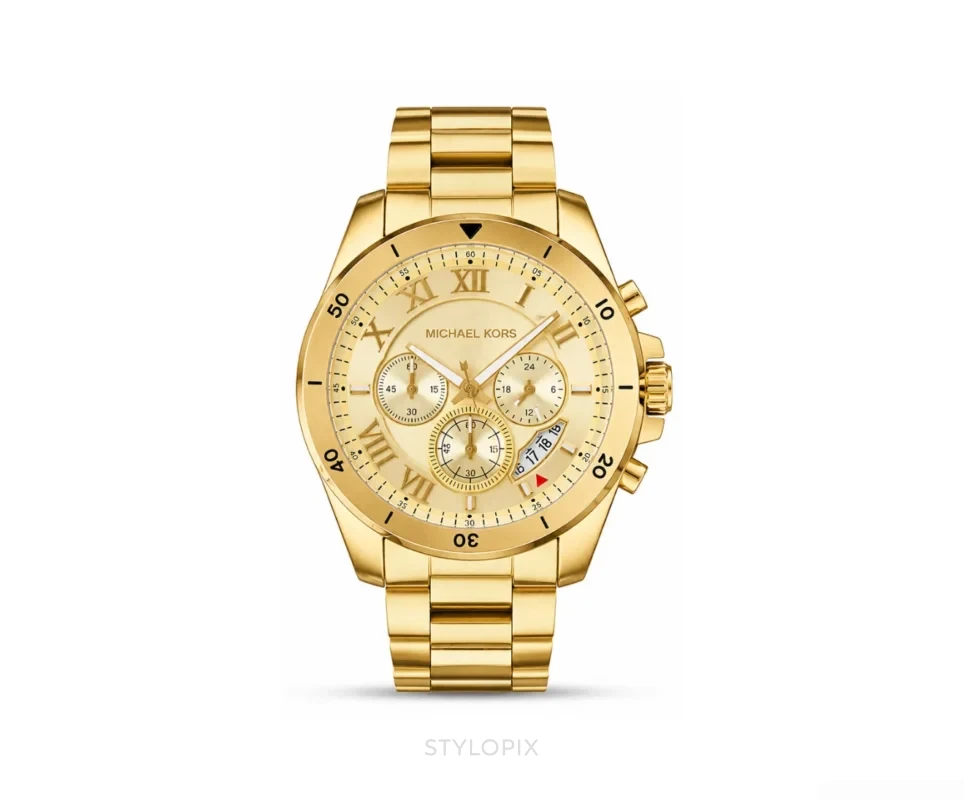 Michael Kors Brecken Chronograph Gold Medal bracelet Quartz - Michael Kors First Copy Watches