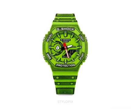 Casio G-Shock GA-2100 Green Manga Quartz - G Shock First Copy Watches