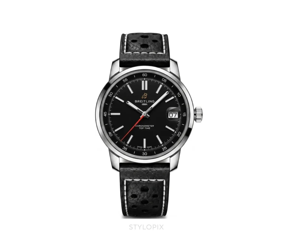 Breitling Top Time B31 38MM Back Open Black Automatic - Breitling First Copy Watches