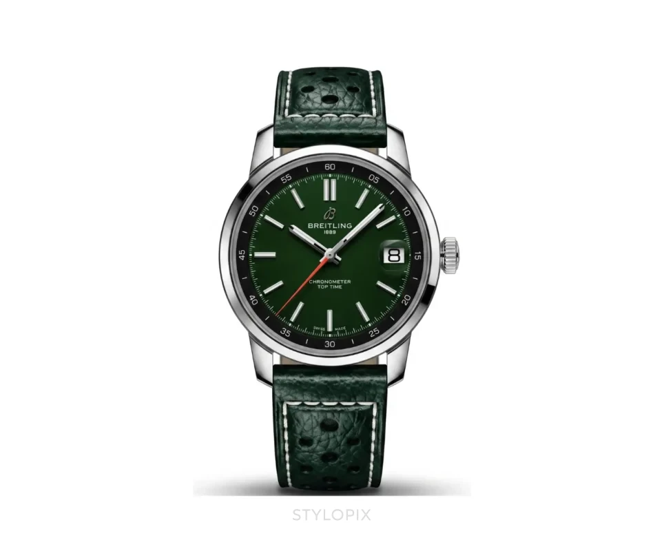 Breitling Top Time B31 38MM Back Open Green Automatic - Breitling First Copy Watches