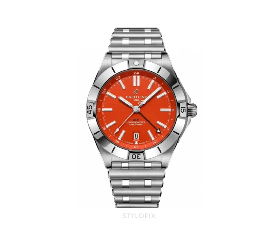 Breitling Chrono mat GMT 40 NFL Denver Broncos Edition 22 Orange Automatic - Breitling First Copy Watches