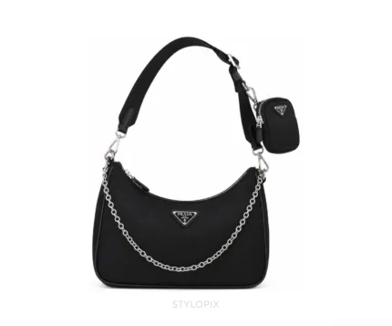 Prada Black Nylon Re-edition Bag - First Copy Shoulder Bag