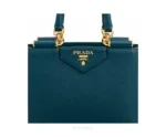 Prada Combo Dark Teal Color Shoulder Bags - First Copy Shoulder Bag