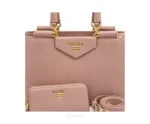 Prada Combo Pink Color Shoulder Bags - Prada First Copy Bags