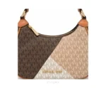 Michael Kors MK 100822 Cora Small Brown White Hobo Shoulder Bag With Original Dust Cover & Carry Bag - Michael Kors First Copy Bags