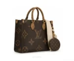 Louis Vuitton Onthego Brown Tote Bag Monogram Empreinte Leather Bag With Double Box - LV First Copy Bag