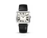Cartier Dumont Black Silver 35mm Automatic - Cartier First Copy Watches
