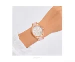Michael Kors with Chronograph White Dial And Rose Gold Chain Quartz - Michael Kors First Copy Watches