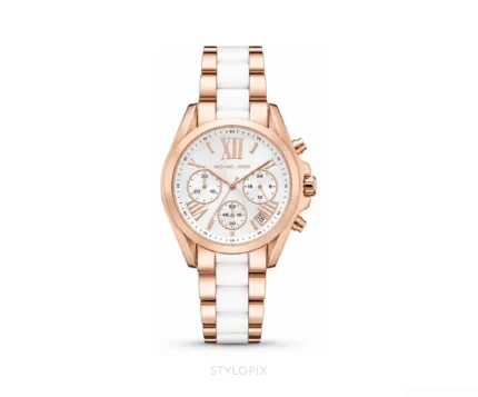 Michael Kors With White Dial And White Chain Chronograph-Quartz - Michael Kors First Copy Watches