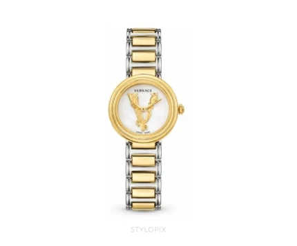 Versace Mini Virtus Silver Gold Authentic Store Quality - Versace First Copy Watches