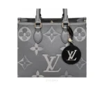 Louis Vuitton OnTheGo MM Medium Gray Shoulder Tote Bag With Dust Cover - LV First Copy Bag