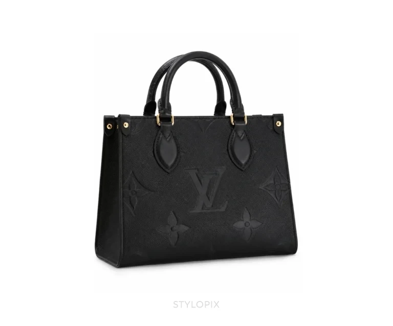 Louis Vuitton Onthego Black Tote Bag Monogram Empreinte Leather Bag With Double Box - LV First Copy Bag