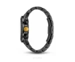 Versace Black Dial With Black Metal Strap Quartz - Versace First Copy Watches