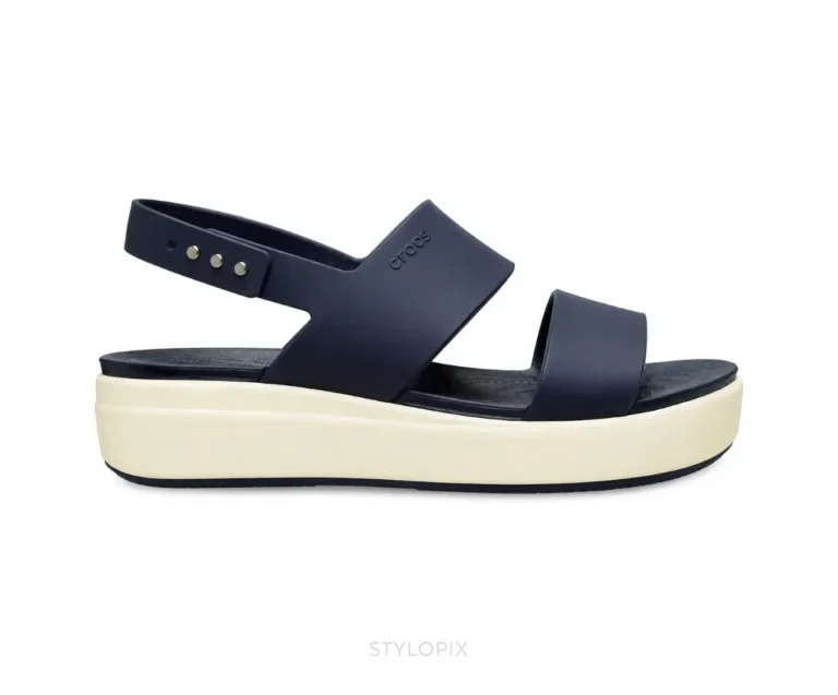 Crocs Sandals Heel Navy Blue - First Copy Crocs