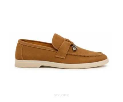Loro Piana Light Brown - First Copy Formal Shoes