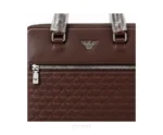 Armani Laptop Bag with Dust Cover Brown Business Bags - First Copy Laptop Bag