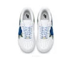 Nike Air Force One Big Dark Blue Flowers Customized Unisex - Nike First Copy Shoes