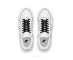 Nike Air Force One White Graphics With Black Laces Customized Unisex - Nike First Copy Shoes