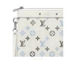 Louis Vuitton Pochette To Go Monogram Leather Clutch Bag White 81781 With Original Box & Dust Cover Pochette - First Copy Pouch Bag - First Copy Bags