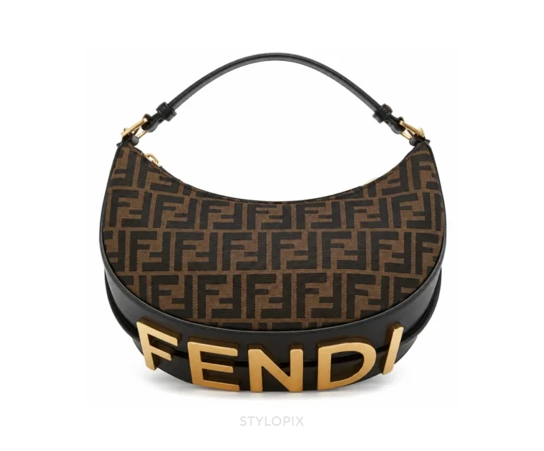 Fendi Roma FF Monogram Brown Hobo Bag - First Copy Handbags