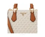 Michael Kors Beige Brown Medium Satchel Bag With Original Dust Cover & Carry Bag - Michael Kors First Copy Bags
