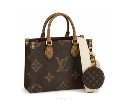 Louis Vuitton Onthego Brown Tote Bag Monogram Empreinte Leather Bag With Double Box - LV First Copy Bag