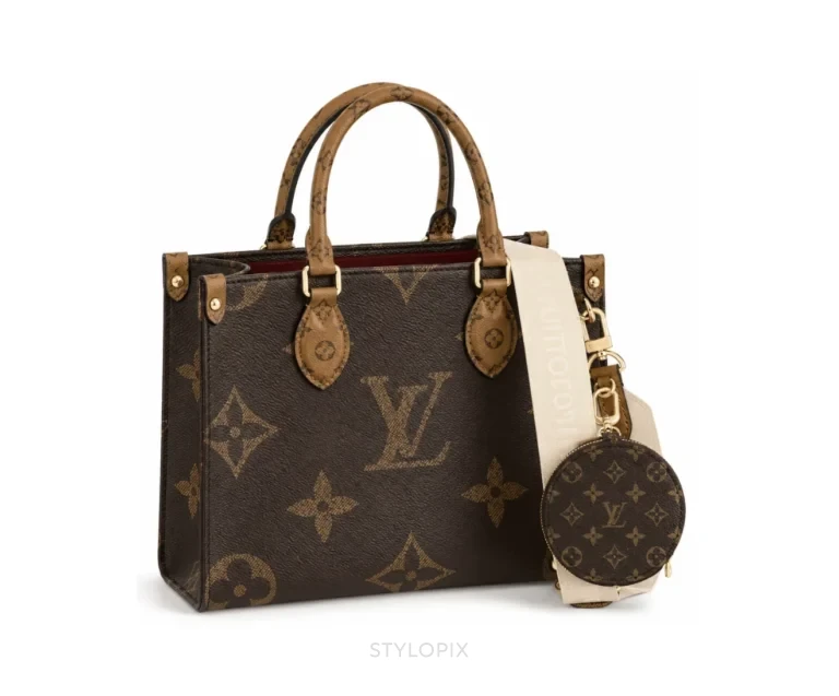 Louis Vuitton Onthego Brown Tote Bag Monogram Empreinte Leather Bag With Double Box - LV First Copy Bag