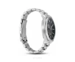 Citizen Open Heart Black Dial With Silver Metal Strap Skeleton Automatic - Citizen First Copy Watches