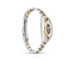 Citizen Open Heart White Dial Double Tone Chain Automatic Skeleton - Citizen First Copy Watches