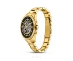 Armani Exchange Open Heart Gold Chain Skeleton Automatic - Armani Exchange First Copy Watches