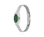 Gucci 25H 30mm Silver Green Quartz - Gucci First Copy Watches
