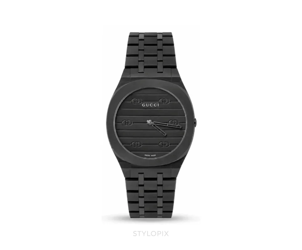 Gucci 25H 30mm Black Quartz - Gucci First Copy Watches