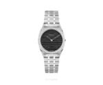 Gucci 25H 30mm Silver Black Diamond Bezel Quartz - Gucci First Copy Watches