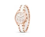 Michael Kors With White Dial And White Chain Chronograph-Quartz - Michael Kors First Copy Watches