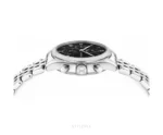Tommy Hilfiger Chronograph With Black Dial And Silver Metal Strap 36mm Quartz - Tommy Hilfiger First Copy Watches
