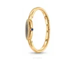 Cartier Gold Diamond With Bracelet Gold Strap Quartz - Cartier First Copy Watches