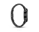 Versace Black Dial With Black Metal Strap Quartz - Versace First Copy Watches