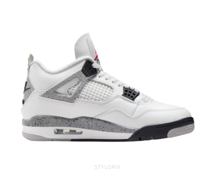 Air Jordan Retro 4 Og White Cement - Jordan First Copy Shoes
