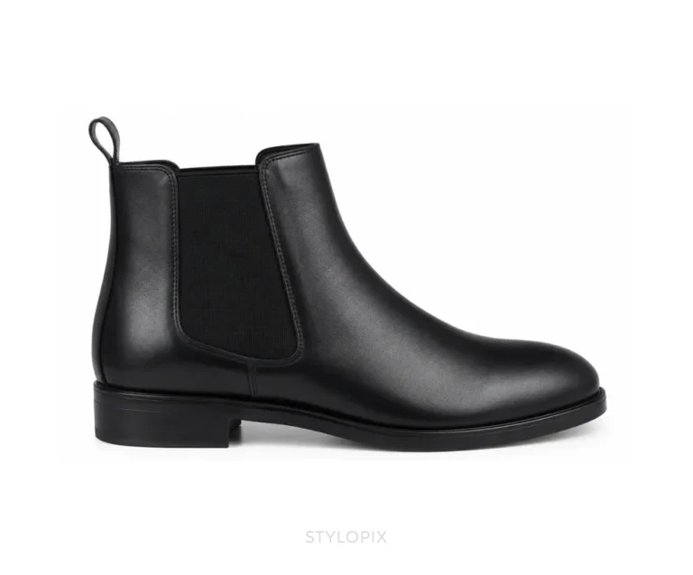 Zara Black Smooth Chelsea Boots - First Copy Formal Shoes