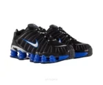 Nike Shox TL Trainer Metallic Black Silver Blue - Nike First Copy Shoes