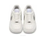 Nike AirForce One Gray Tick With White Customized Unisex - Nike First Copy Shoes
