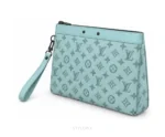 Louis Vuitton PO-5 Pochette To Go With Original Box, Sky Blue Dust Cover & Carry Bag Pochette - First Copy Bag