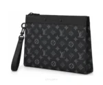 Louis Vuitton PO-1 Pochette To Go With Original Box, Black Dust Cover & Carry Bag Pochette - First Copy Pouch Bag - Image 2