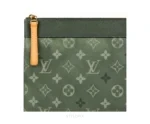 Louis Vuitton Pochette Voyage Souple Monogram Gradient Green With Original Box, Dust Cover & Carry Bag Pochette - First Copy Pouch Bag
