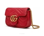 Gucci GG Marmont Super Mini Red - First Copy Sling Bag