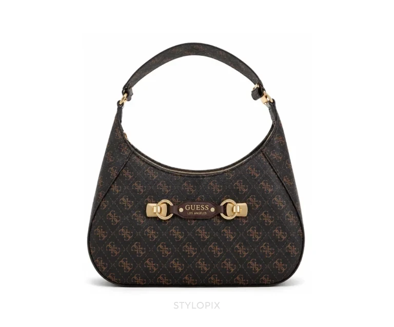 Guess Signature Hobo Brown - First Copy Handbags